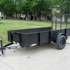SLE Utility Trailers 5' X 10' Utility Trailer Straight Deck 18" Sides Tall Gate