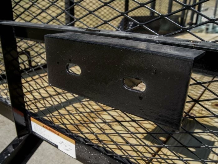 SLE Utility Trailers 6.4' X 14' Tandem Axle Straight Utility Trailer - Mesh 6' Sides - Image 6