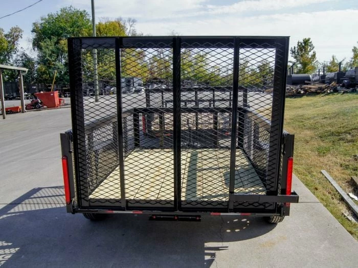 SLE Utility Trailers 5x8 Straight Deck Utility Trailer With 2ft Mesh Side 3500lb Axle - Image 3