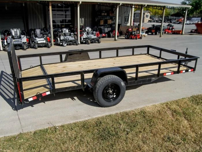 SLE Utility Trailers 7x14 Dovetail Utility Trailer 3,500lb Axle With Brake - Image 6