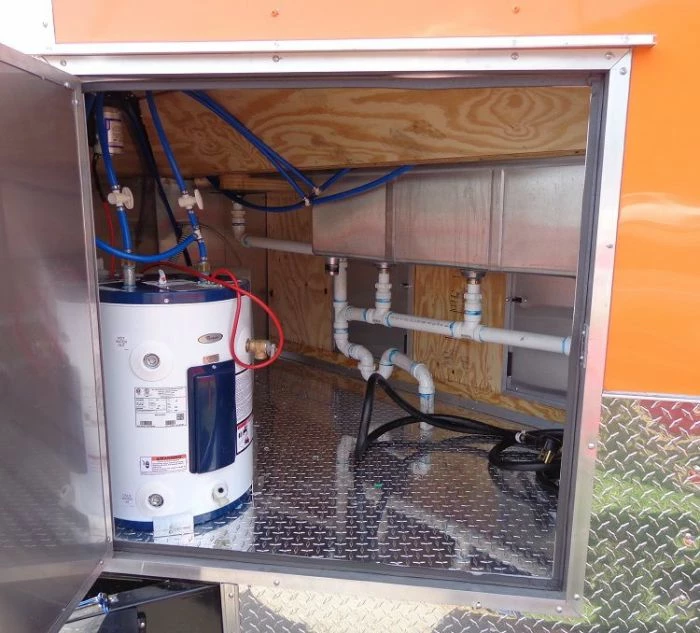 SLE Concessions Concession Trailer 8.5'x16' Event Catering Food Vending (Orange) - Image 6