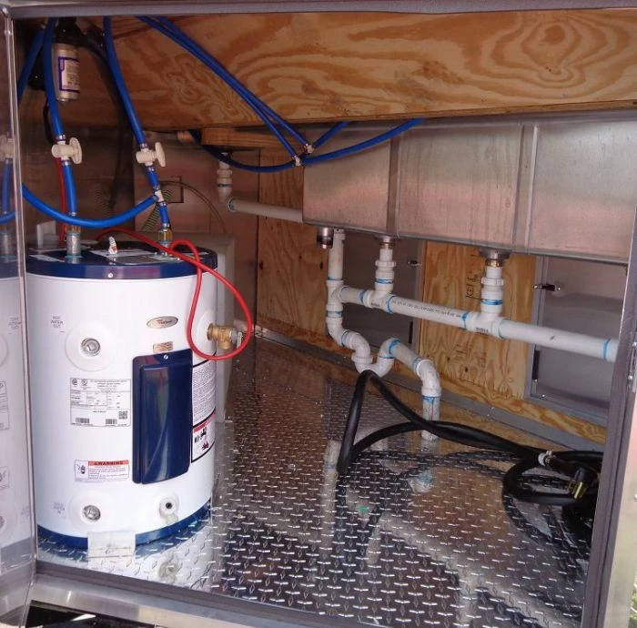 SLE Concessions Concession Trailer 8.5'x16' Event Catering Food Vending (Orange) - Image 3