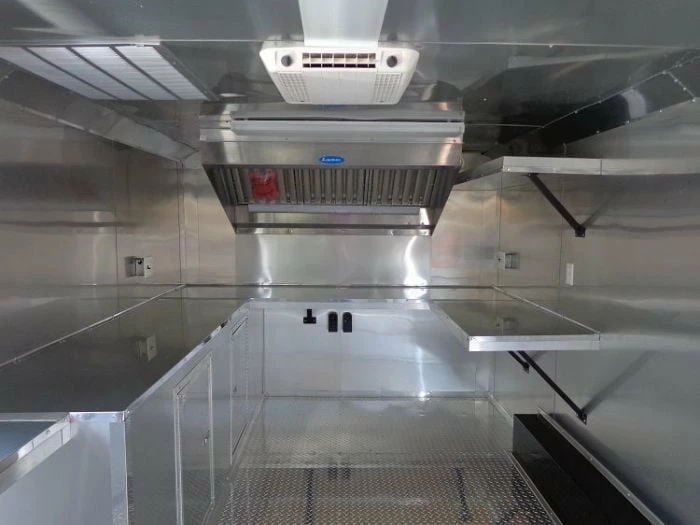 SLE Concessions Concession Trailer 8.5'x16' Event Catering Food Vending (Orange) - Image 4