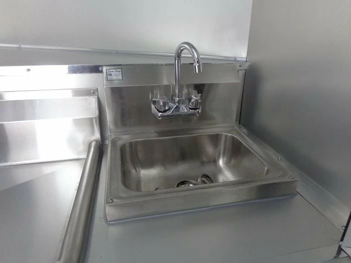 SLE Concessions BBQ Concession Trailer 8'x14' Black - Food Smoker Vending - Image 2