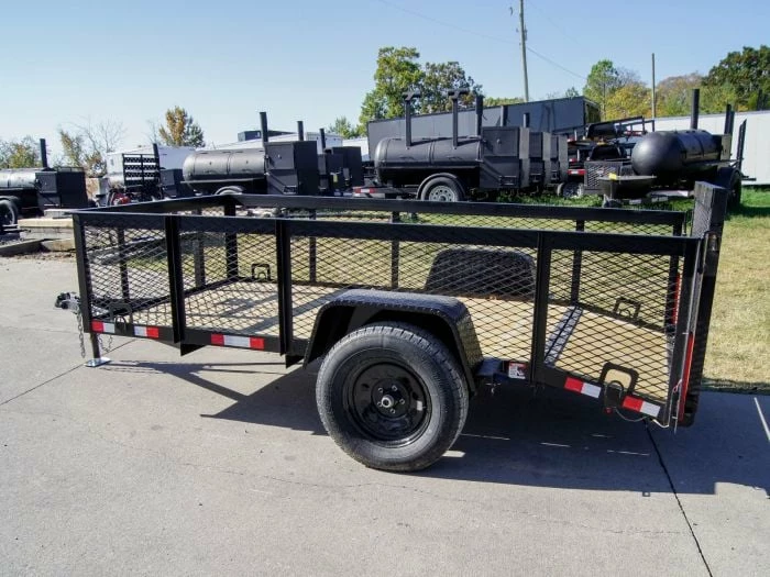 SLE Utility Trailers 5x10 Dovetail Utility Trailer With 2ft Mesh Sides 3500lb Axle - Image 3