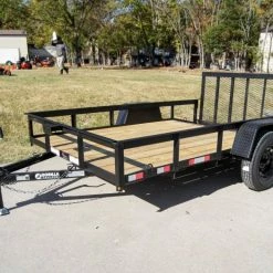 SLE Utility Trailers 6.4x10 Dovetail Utility Trailer 3,500lb Axle