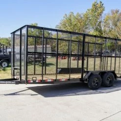 SLE Utility Trailers 6.4x18 Straight Tail Utility Trailer With 6ft Sides