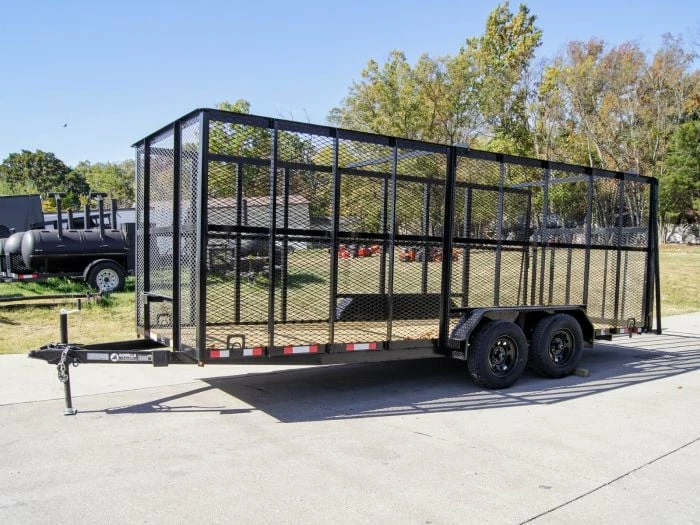 SLE Utility Trailers 6.4x18 Straight Tail Utility Trailer With 6ft Sides