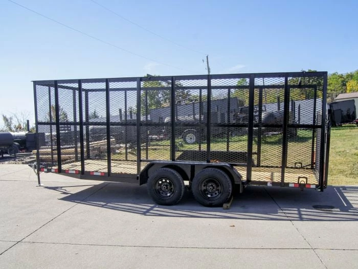 SLE Utility Trailers 6.4x18 Straight Tail Utility Trailer With 6ft Sides - Image 3