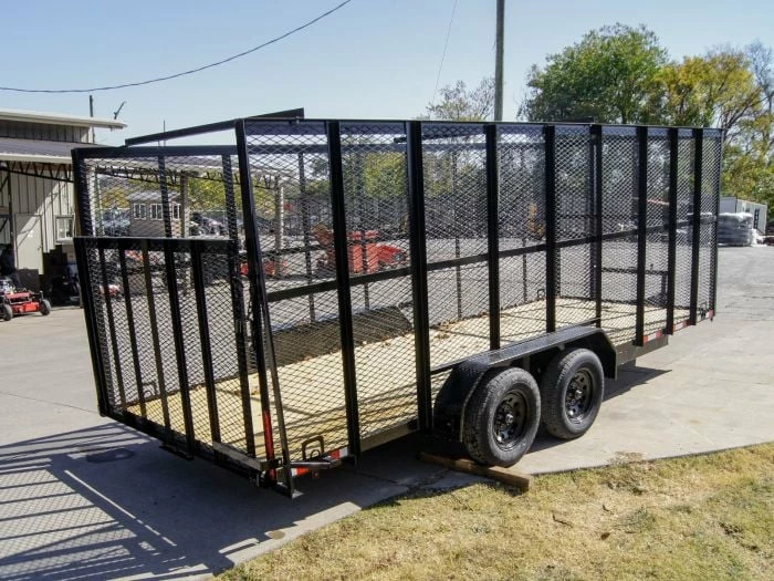 SLE Utility Trailers 6.4x18 Straight Tail Utility Trailer With 6ft Sides - Image 6