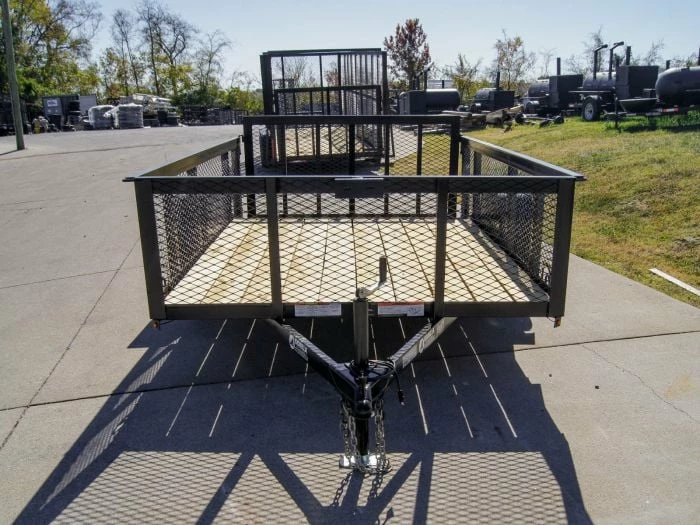 SLE Utility Trailers 6.4x10 Dovetail Utility Trailer With 2ft Mesh Sides 3,500lb Axle - Image 2