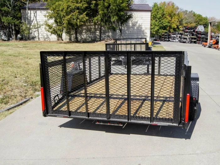SLE Utility Trailers 6.4x10 Dovetail Utility Trailer With 2ft Mesh Sides 3,500lb Axle - Image 5