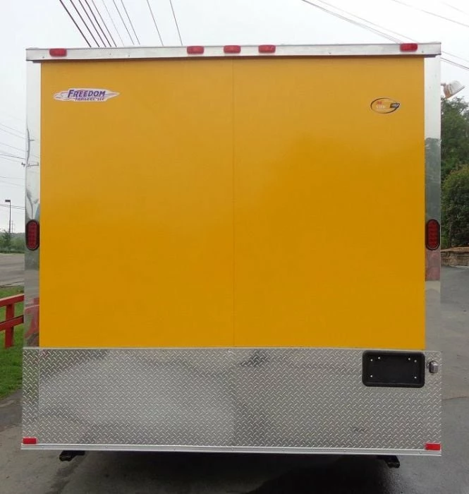 SLE Concessions Concession Trailer 8.5'x18' Yellow - Event Catering Vending Food - Image 6