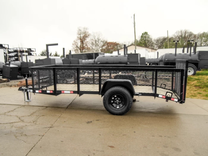 SLE Utility Trailers 5x12 Dovetail Utility Trailer With 2ft Mesh Sides 3,500lb Axle - Image 3