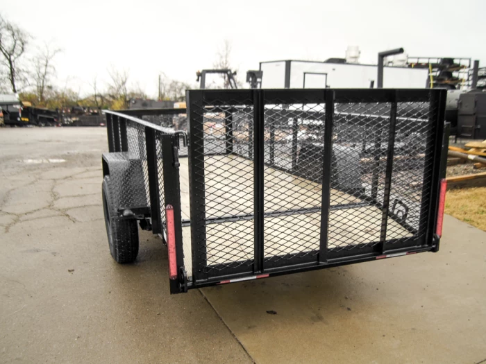 SLE Utility Trailers 5x12 Dovetail Utility Trailer With 2ft Mesh Sides 3,500lb Axle - Image 5