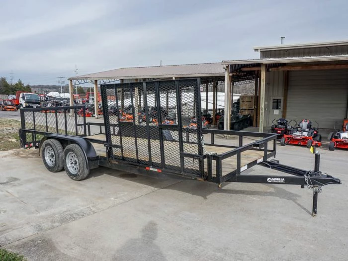 SLE Utility Trailers 6.4x18 Tandem Dovetail Utility Trailer With Side Gate - Image 6