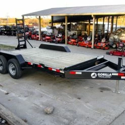 SLE Utility Trailers 7x14 IBeam Equipment Trailer (2) 5200lb Axles With Stand-Up Ramps
