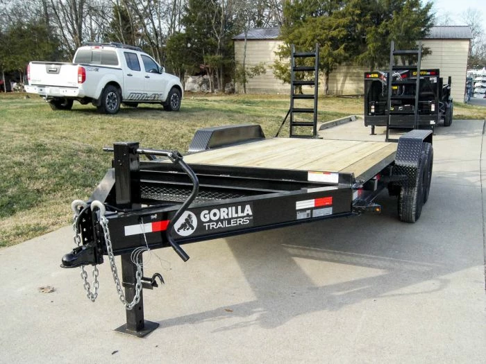 SLE Utility Trailers 7x14 IBeam Equipment Trailer (2) 7K Axles With Stand-Up Ramps - Image 2