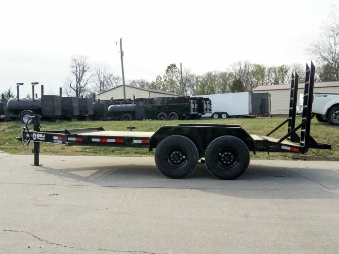 SLE Utility Trailers 7x14 IBeam Equipment Trailer (2) 7K Axles With Stand-Up Ramps - Image 4