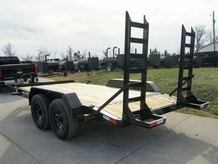 SLE Utility Trailers 7x14 IBeam Equipment Trailer (2) 7K Axles With Stand-Up Ramps - Image 6