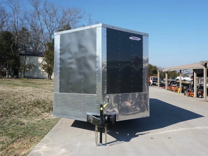 SLE Enclosed Trailers Enclosed Trailer 8.5x24 Tandem Axle Charcoal Gray - Motorcycle Car Hauler Storage - Image 2