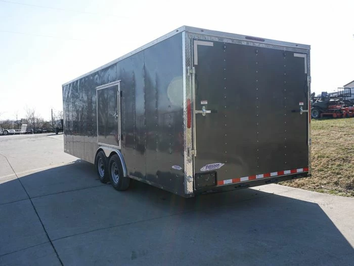 SLE Enclosed Trailers Enclosed Trailer 8.5x24 Tandem Axle Charcoal Gray - Motorcycle Car Hauler Storage - Image 5