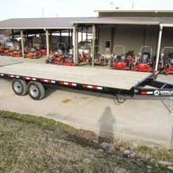 SLE Utility Trailers 8.5x22 IBeam Deckover Equipment Trailer Straight Deck (2) 5200lb Axles