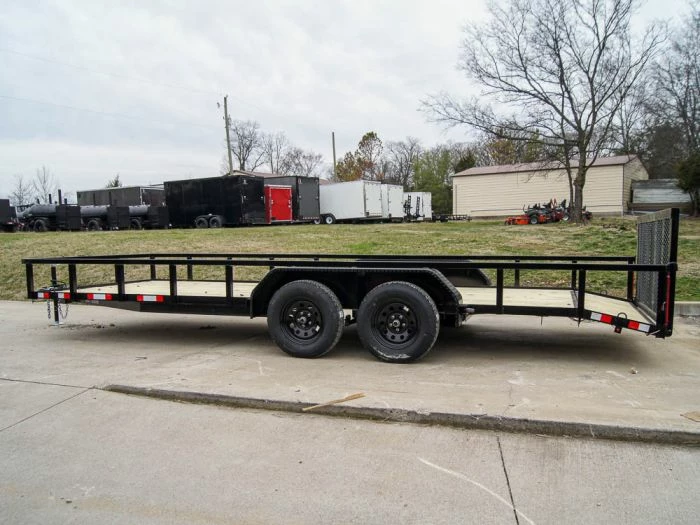 SLE Utility Trailers 7x20 Tube Top Dovetail Utility Trailer (2) 3500lb Axles - Image 3