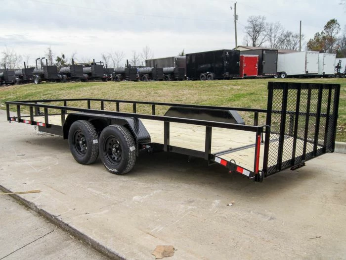 SLE Utility Trailers 7x20 Tube Top Dovetail Utility Trailer (2) 3500lb Axles - Image 4