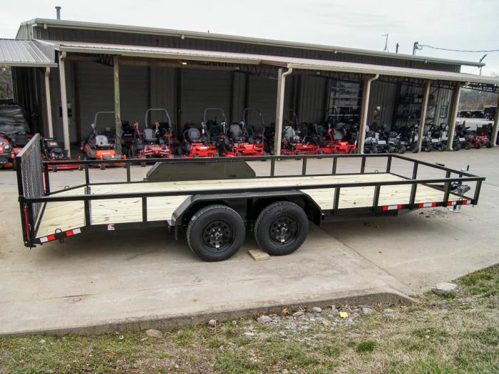 SLE Utility Trailers 7x20 Tube Top Dovetail Utility Trailer (2) 3500lb Axles - Image 6