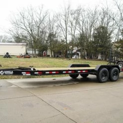 SLE Utility Trailers 7x22 IBEAM Equipment Trailer (2) 7K Axles Stand-Up Ramps