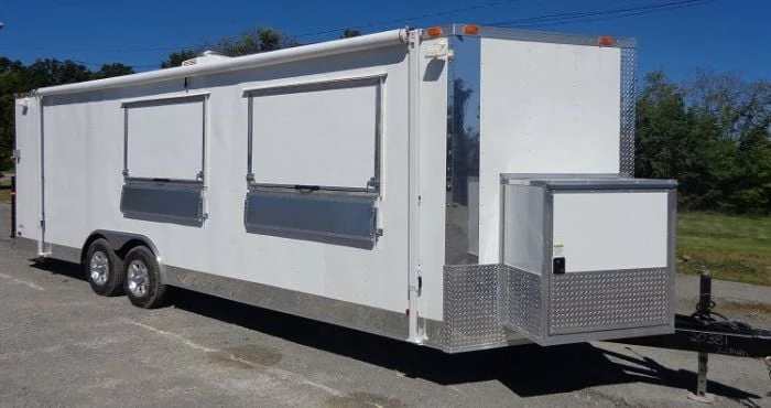 SLE Concessions Concession Trailer 8.5'x24' White - Food Catering Event Vending 6 SLE Concessions Concession Trailer 8.5'x24' White - Food Catering Event Vending - Image 4