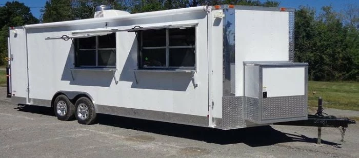 SLE Concessions Concession Trailer 8.5'x24' White - Food Catering Event Vending 8 SLE Concessions Concession Trailer 8.5'x24' White - Food Catering Event Vending - Image 6