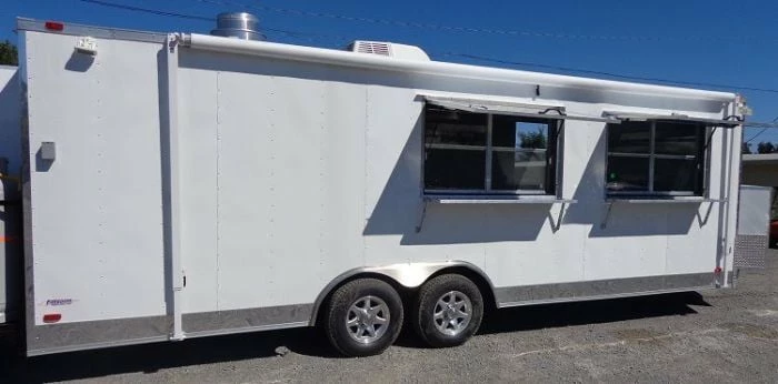 SLE Concessions Concession Trailer 8.5'x24' White - Food Catering Event Vending 4 SLE Concessions Concession Trailer 8.5'x24' White - Food Catering Event Vending - Image 2