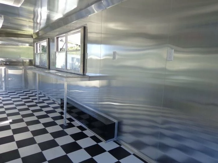 SLE Concessions Concession Trailer 8.5'x24' White - Food Catering Event Vending 5 SLE Concessions Concession Trailer 8.5'x24' White - Food Catering Event Vending - Image 3