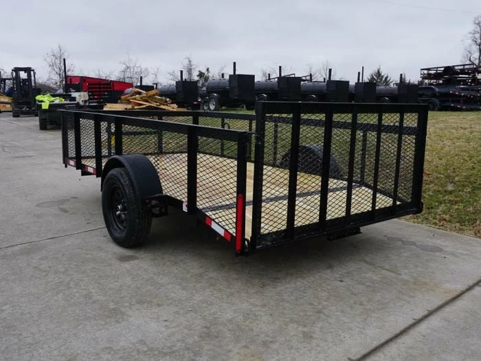SLE Utility Trailers 5x8 Straight Deck Utility Trailer With 2ft Side Rails 3500lb Axle - Image 2