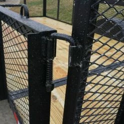 SLE Utility Trailers 5x8 Straight Deck Utility Trailer With 2ft Side Rails 3500lb Axle