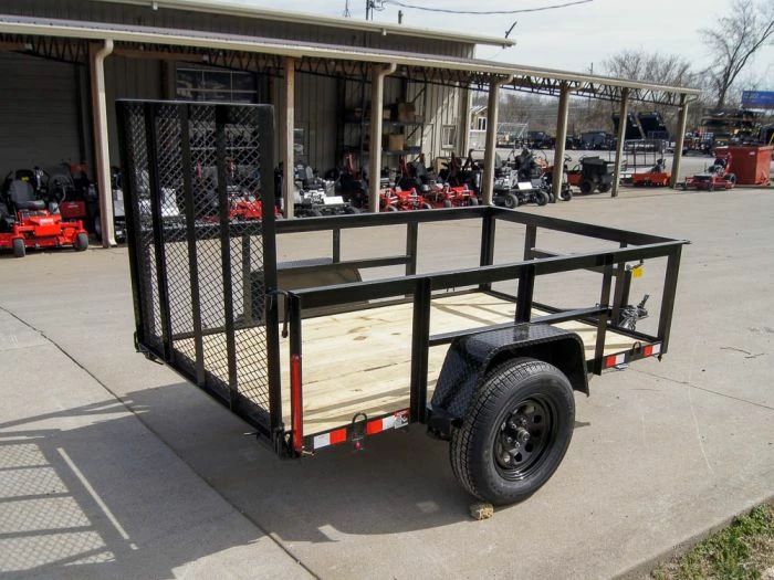 SLE Utility Trailers 5x8 Straight Deck Utility Trailer With 2ft Side Rails 3500lb Axle - Image 6
