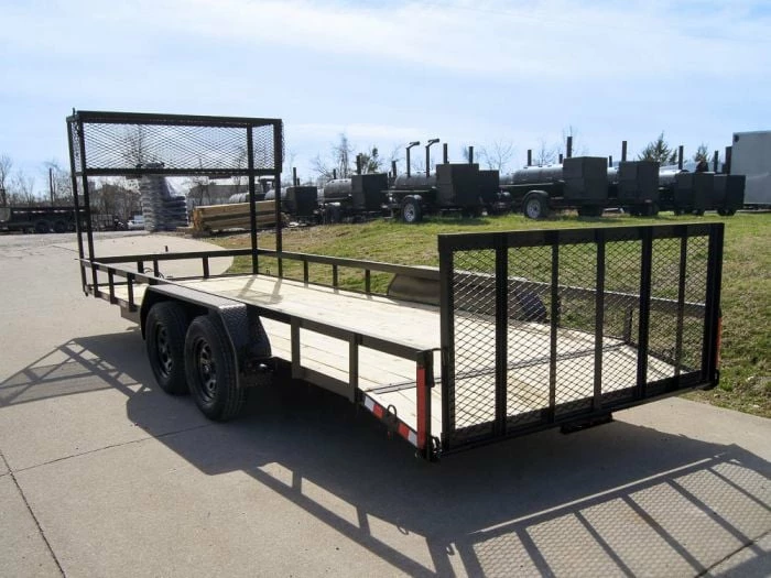 SLE Utility Trailers 7x20 Dovetail Utility Trailer (2) 3,500lb Axles With Elevated Basket 7 SLE Utility Trailers 7x20 Dovetail Utility Trailer (2) 3,500lb Axles With Elevated Basket - Image 5