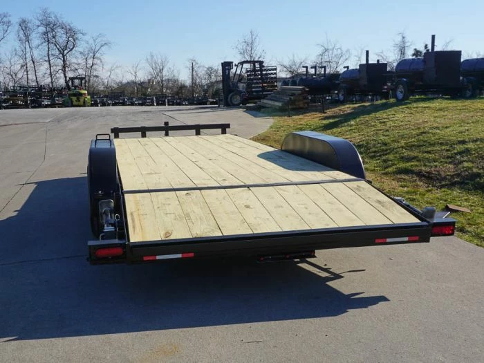 SLE Utility Trailers 7x18 Wood Deck Car Hauler (2) 3500lb Axle W/ Brake And Ramps - Image 6