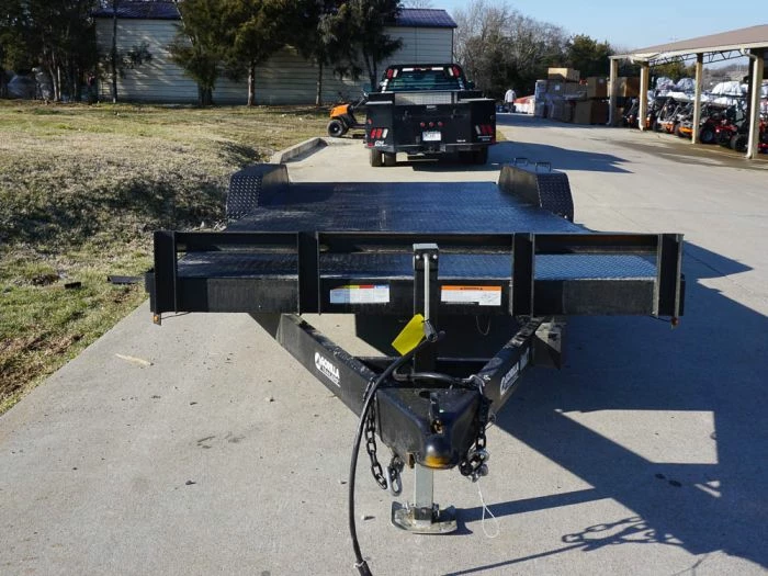 SLE Utility Trailers 7x18 Steel Floor Car Hauler (2) 3500lb Axle W/ Brake And Ramps - Image 2