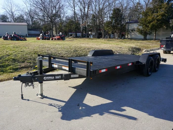 SLE Utility Trailers 7x18 Steel Floor Car Hauler (2) 3500lb Axle W/ Brake And Ramps - Image 3
