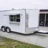 SLE Concessions 8.5' X 16' White Concession Food Trailer