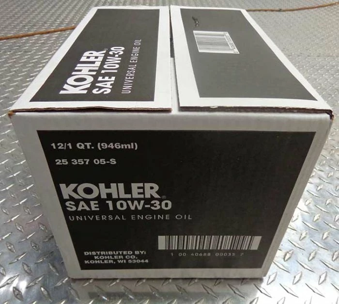 Kohler Engines Kohler 25 357 05-S Case Of 12 Quarts Engine Oil SAE 10W-30