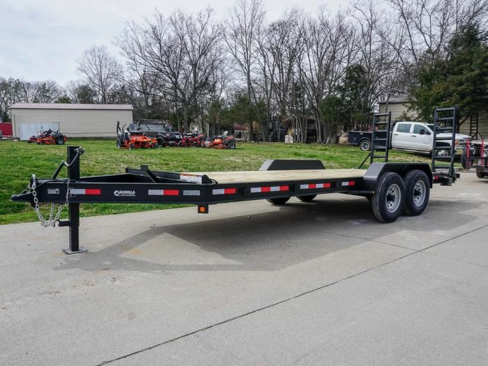 SLE Utility Trailers 7x20 Equipment Trailer 8" I-Beam (2) 7K Axles Standup Ramps - Image 4