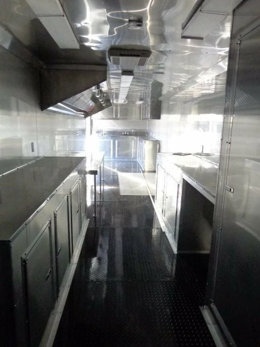 SLE Concessions Concession Trailer 8.5'x48' Food Event Catering - Gooseneck (White) - Image 6
