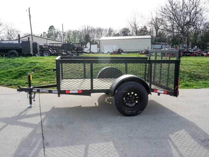 SLE Utility Trailers 5'x8' Utility Trailer Dovetail With 2' Mesh Sides - Image 2