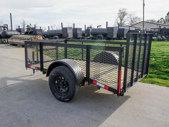 SLE Utility Trailers 5'x8' Utility Trailer Dovetail With 2' Mesh Sides - Image 3