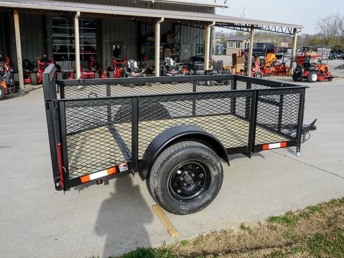 SLE Utility Trailers 5'x8' Utility Trailer Dovetail With 2' Mesh Sides - Image 6