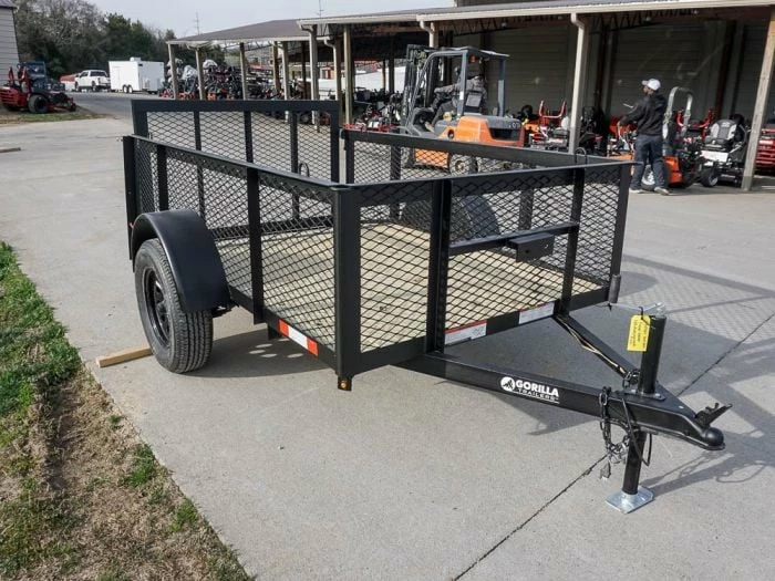 SLE Utility Trailers 5'x8' Utility Trailer Dovetail With 2' Mesh Sides - Image 5